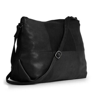 Day & Mood / Molly Black Leather Crossbody